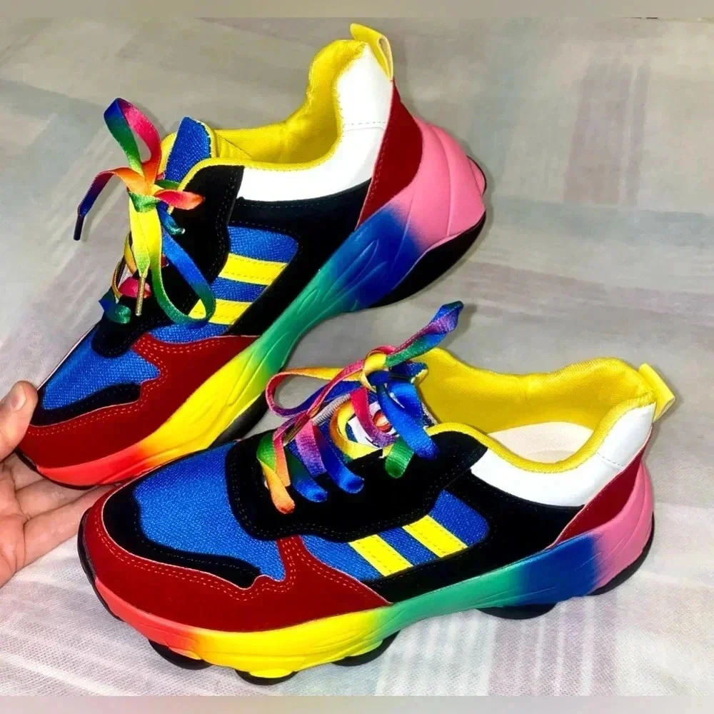 Colourful shoes 👟.  Unisex